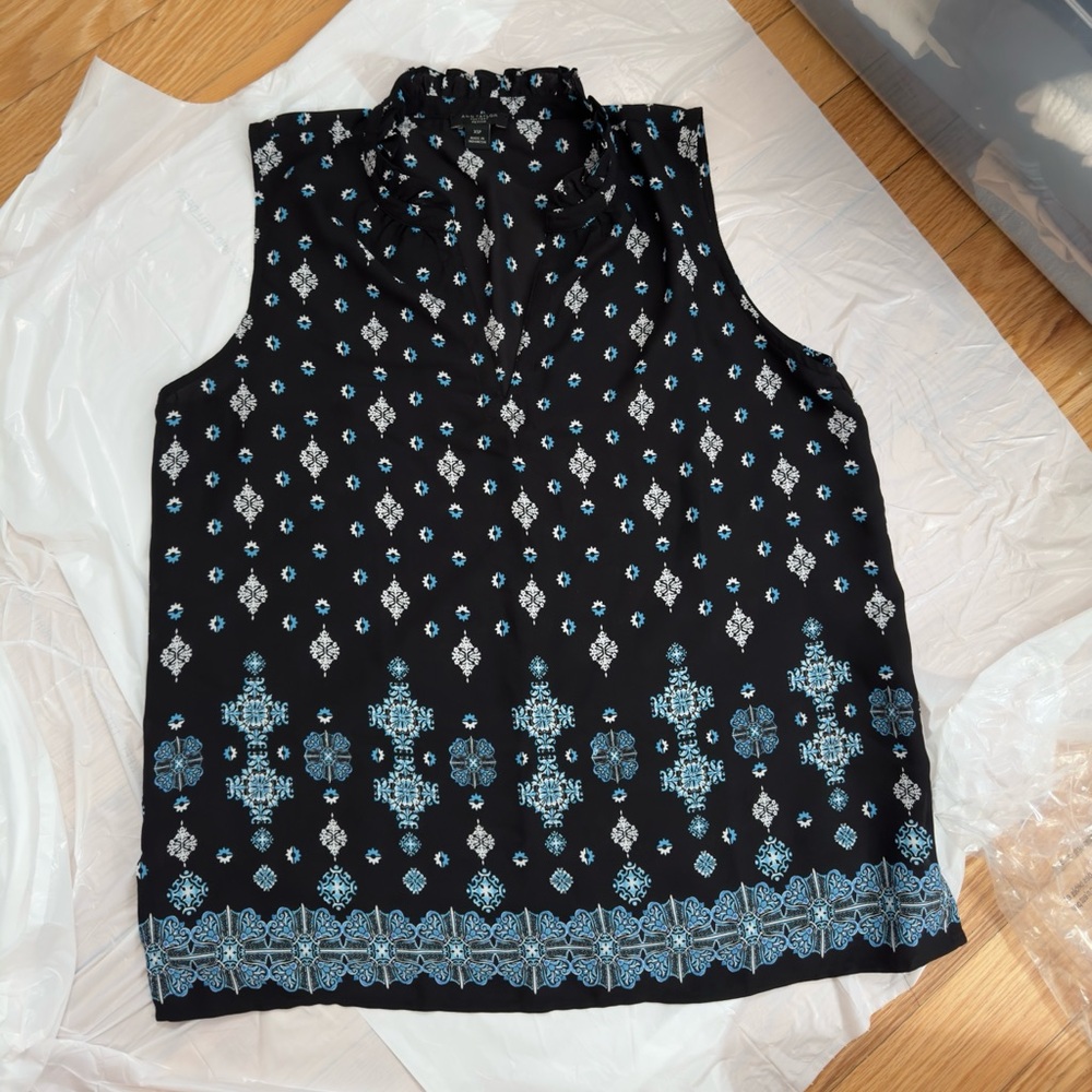 Ann taylor black blouse